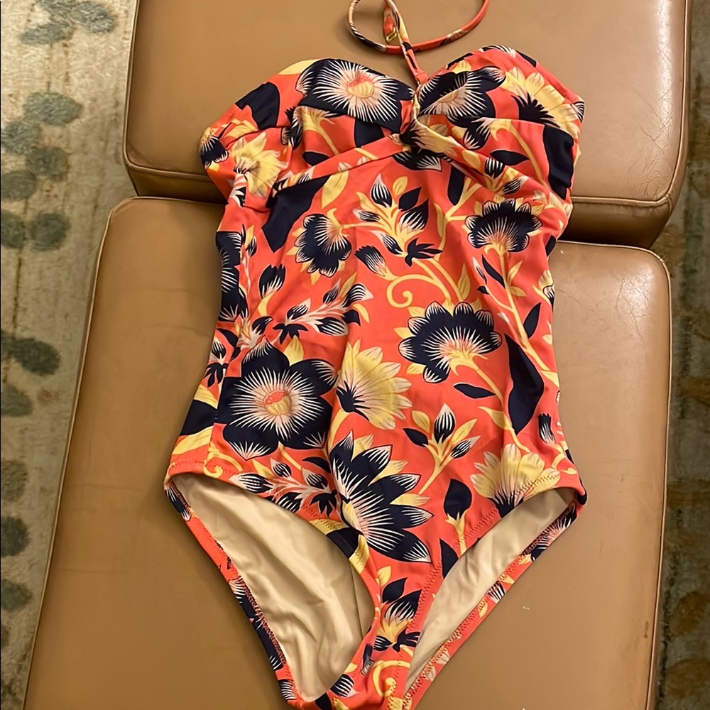 J Crew - Floral One-Piece Swimsuit  Size 2